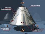 Apollo Spacecraft Command Module(CM) from -Y View