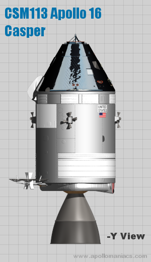 Industria Aeroespacial Apollo 16 Usns Redstone Vale D Cc 18.4.72 Ou Ken Apollo S1491 