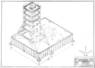 ISOMETRIC DRAWING MOBILE LAUNCHER - UMBILICAL TOWER