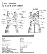 Saturn V J-2 engine fact sheet