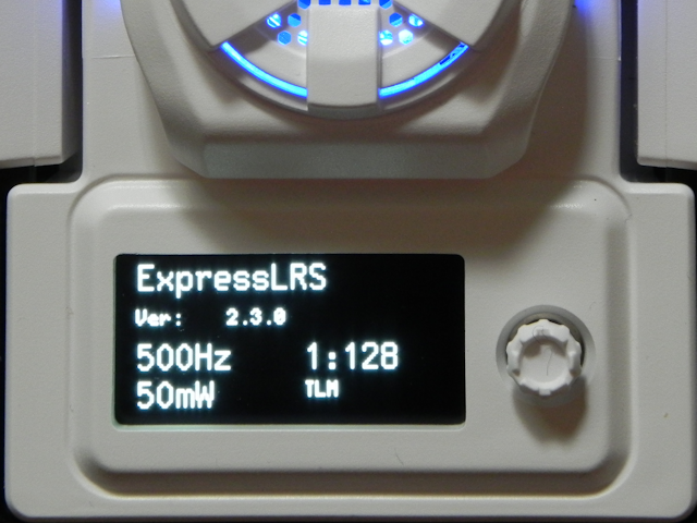 ExpressLRS transmitter in working