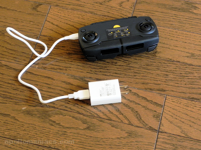 DJI Mavic Mini controller with AC adapter